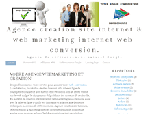 Tablet Screenshot of c-agence-web.com